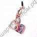 Подвеска на мобильный телефон heart dust proof plug